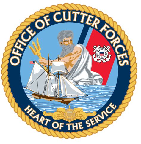 Coat Of Arms Crest Of Office Of Cutter Forces Us Coast Guard Coat Of Arms Crest Of Office Of Cutter Forces Us Coast Guard