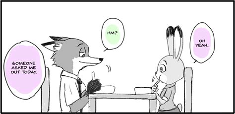 Comic Nick And Judy Not Dating At All Original By Meno Zootopia Comic Nick And Judy Not Dating At All Original By Meno Zootopia