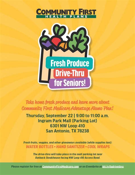 Community First Health Plans Hosts Fresh Produce Drive Thru For Seniors Community First Health Plans Hosts Fresh Produce Drive Thru For Seniors
