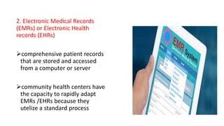 Community Health Centers And Ehrs