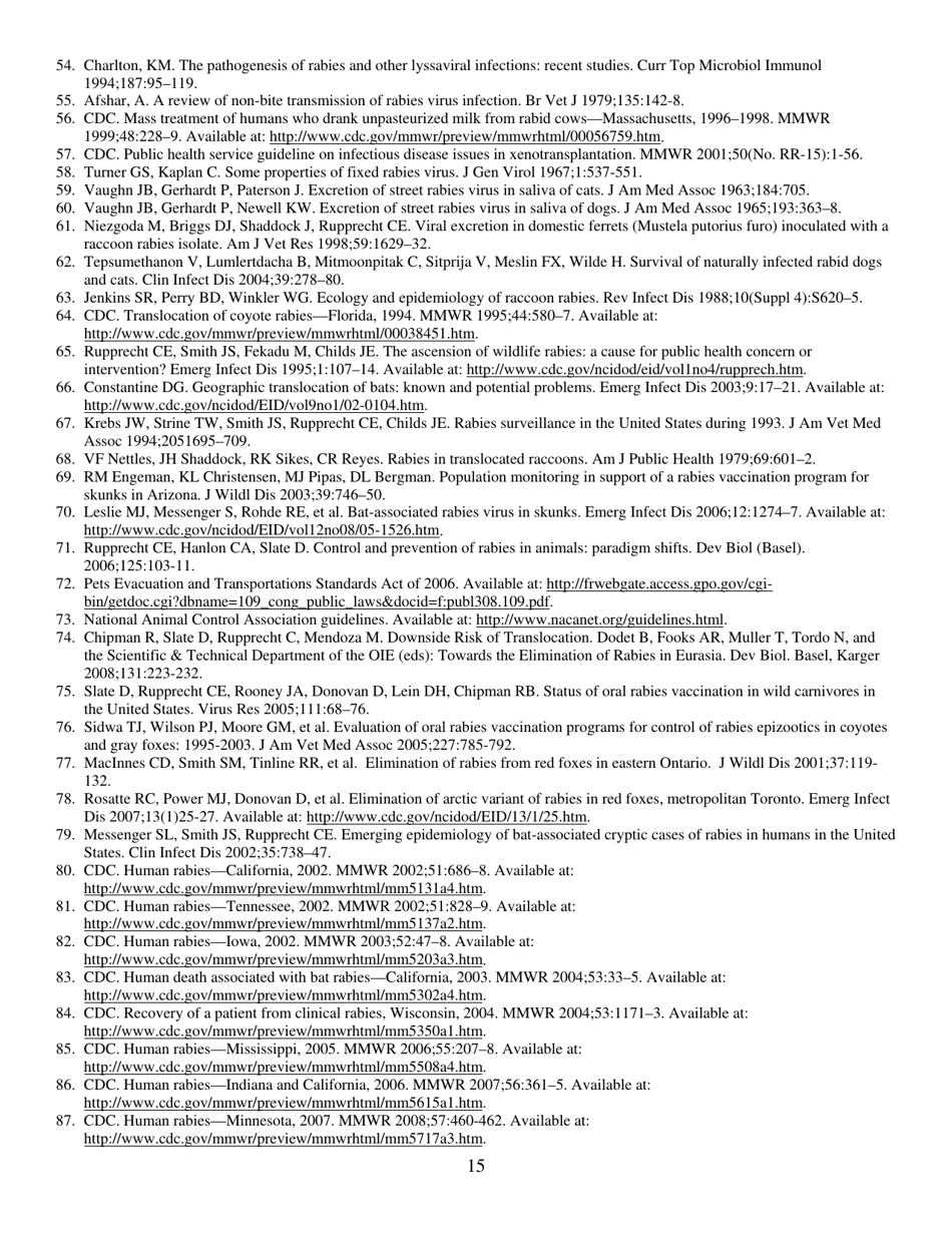 Compendium Of Animal Rabies Prevention And Control 2000 Compendium Of Animal Rabies Prevention And Control 2000