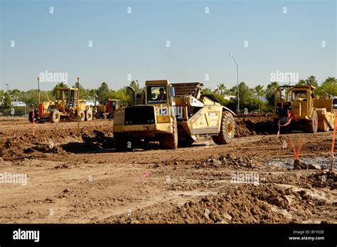 Construction Equipment At Work