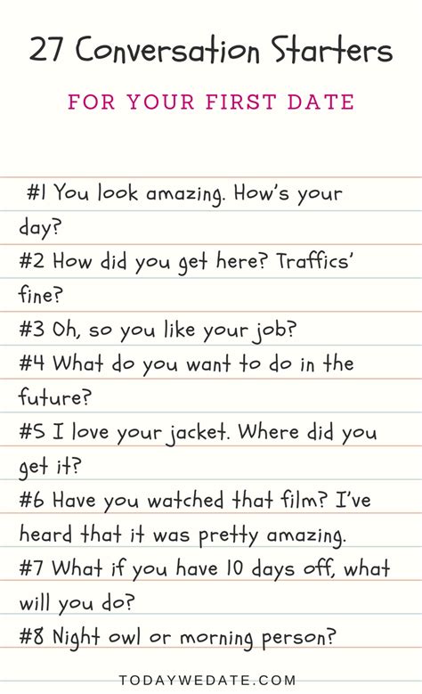 5 Conversation Starters