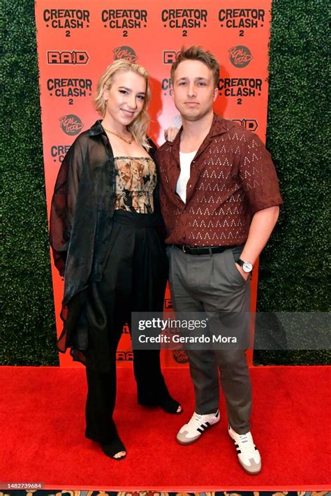 Courtney Miller And Shayne Topp Attend The Creator Clash 2 Boxing Courtney Miller And Shayne Topp Attend The Creator Clash 2 Boxing