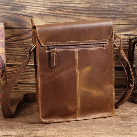 Cowhide Messenger Bag Retro Soft Leather Portable Shoulder Bag Genuine Cowhide Messenger Bag Retro Soft Leather Portable Shoulder Bag Genuine
