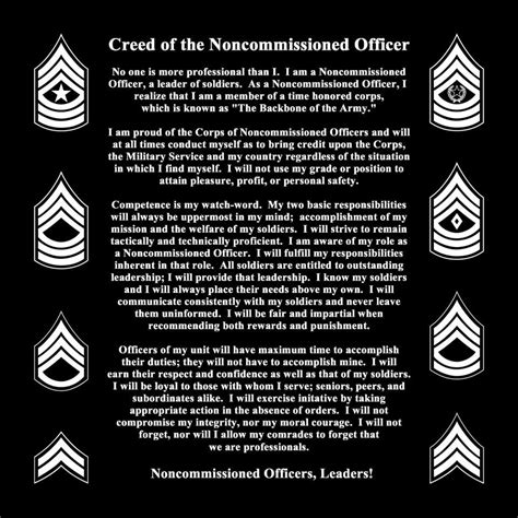 Creed Of The Nco Soldiers Creed Us Army Infantry Leadership Quotes Creed Of The Nco Soldiers Creed Us Army Infantry Leadership Quotes