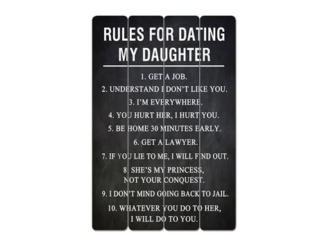 Custom Dating My Daughter Rules Wooden Sign Etsy Custom Dating My Daughter Rules Wooden Sign Etsy