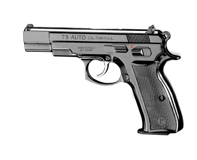 Cz 75 8Mm Blank Gun Blued Finish