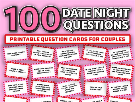 5 Dating Game Cards