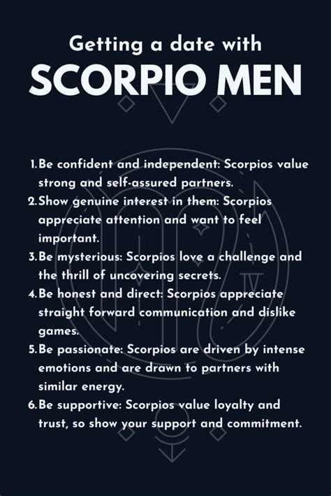 Dating a Scorpio Man