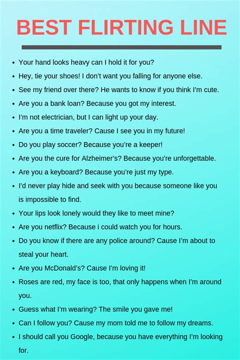 Dating Website Pick Up Lines