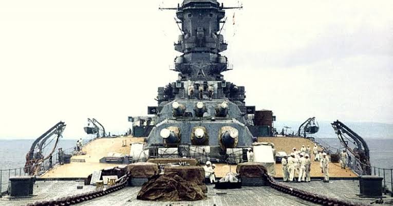 Deck View Of Ijn Yamato The Worlds Biggest Warship Ever Built And The Deck View Of Ijn Yamato The Worlds Biggest Warship Ever Built And The