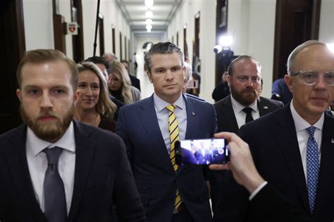 Defense Secretary Subs Floated As Hegseth Says He S Still Trump S Guy Defense Secretary Subs Floated As Hegseth Says He S Still Trump S Guy