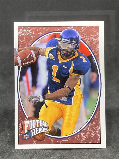 Desean Jackson Player Worn Jersey Patch Football Card Desean Jackson Player Worn Jersey Patch Football Card