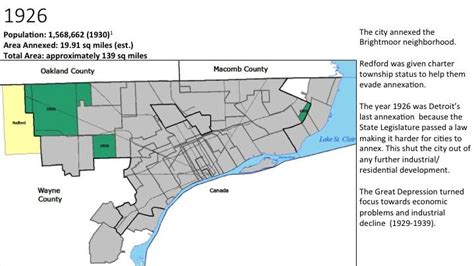 Detroit Annexation 1806 1926 Drawing Detroit Detroit Annexation 1806 1926 Drawing Detroit