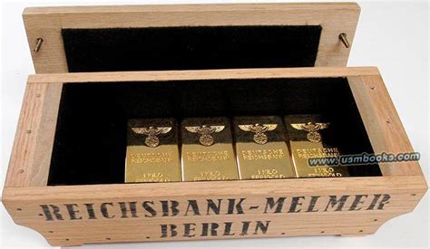 Deutsche Reichsbank Nazi Gold Bar Box Deutsche Reichsbank Nazi Gold Bar Box