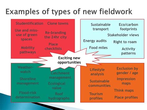 Different Fields Of Work