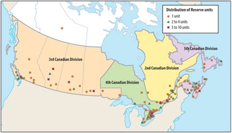 Distribution Of Canadian Armed Forces Reserve Units The Deep Dive Distribution Of Canadian Armed Forces Reserve Units The Deep Dive