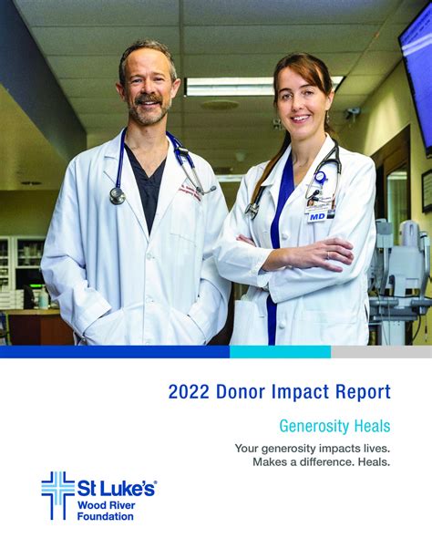 Donor Impact Reports St Luke S Wood River Foundation