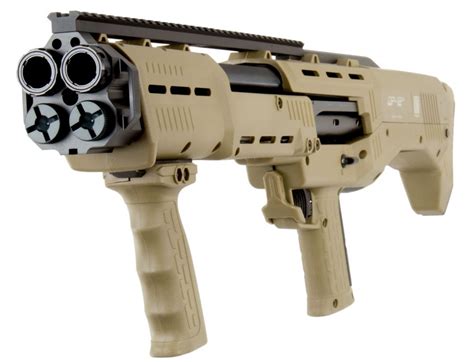 Double Barrel Pump Shotgun