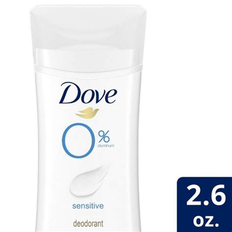 Dove Beauty 0% Aluminum Sensitive Skin Refillable Deodorant Stainless ...