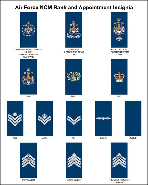 Dress Instructions Section 2 Rank Insignia And Appointment Badges Canada Ca