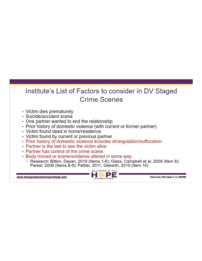 DV Strangulation Awareness