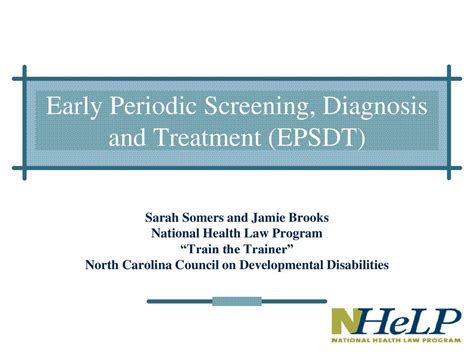 Early And Periodic Screening Diagnosis And Treatment Epsdt Early And Periodic Screening Diagnosis And Treatment Epsdt