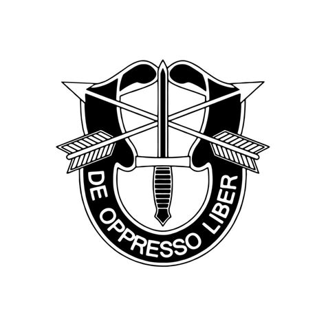 Emblem Of Us Army Special Forces Groups Green Berets De Oppresso Liber Emblem Of Us Army Special Forces Groups Green Berets De Oppresso Liber