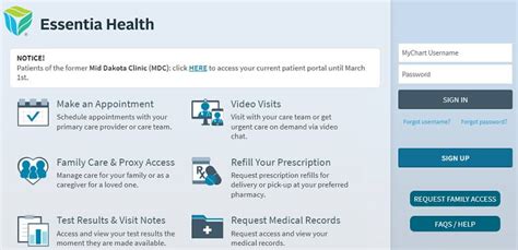 Essentia Health Mychart
