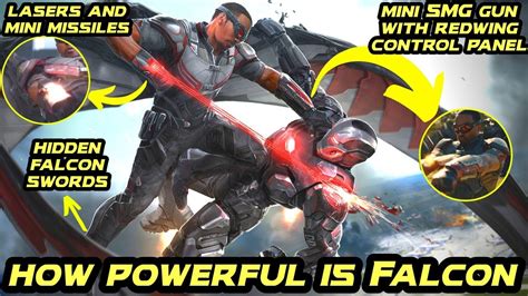 Every Falcon Suit Detail Explained Captain B2 Youtube Every Falcon Suit Detail Explained Captain B2 Youtube