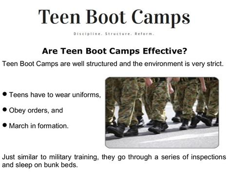 Facts About Military Boot Camps For Teens Teen Boot Camps Facts About Military Boot Camps For Teens Teen Boot Camps
