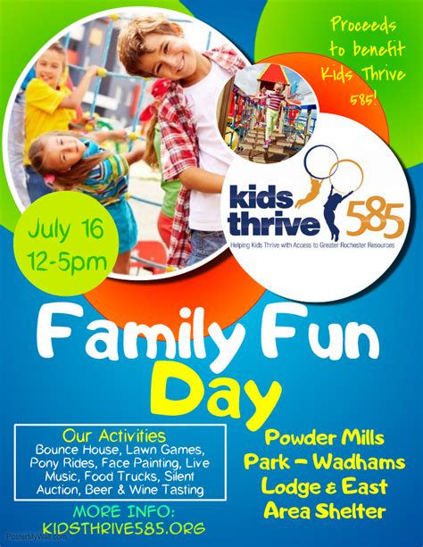 Family Fun Day Fundraiser Kids Thrive 585 Family Fun Day Fundraiser Kids Thrive 585