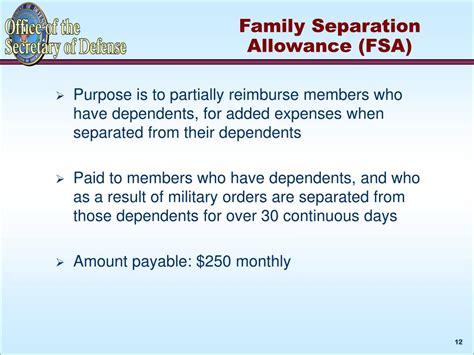 Family Separation Allowance Fsa Family Separation Allowance Fsa