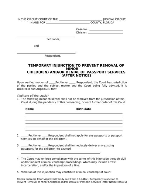 Fillable Online Emergency Motion For A Temporary Injunction With Fillable Online Emergency Motion For A Temporary Injunction With