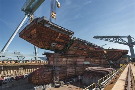 Final Superlift Marks Structural Completion Of Cvn 79 Naval Sea Final Superlift Marks Structural Completion Of Cvn 79 Naval Sea