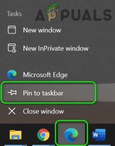 Fix Microsoft Edge Pinned On Taskbar When Opening Another Window Fix Microsoft Edge Pinned On Taskbar When Opening Another Window