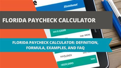 Florida Paycheck Calculator Alert Data Florida Paycheck Calculator Alert Data
