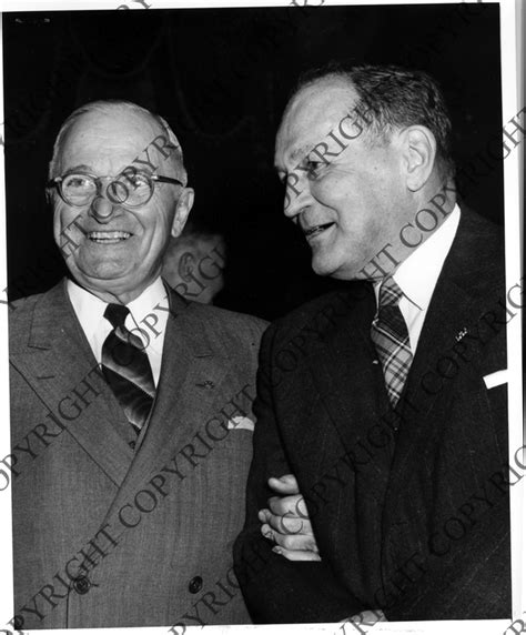 Former President Truman And His Military Aide Major General Harry