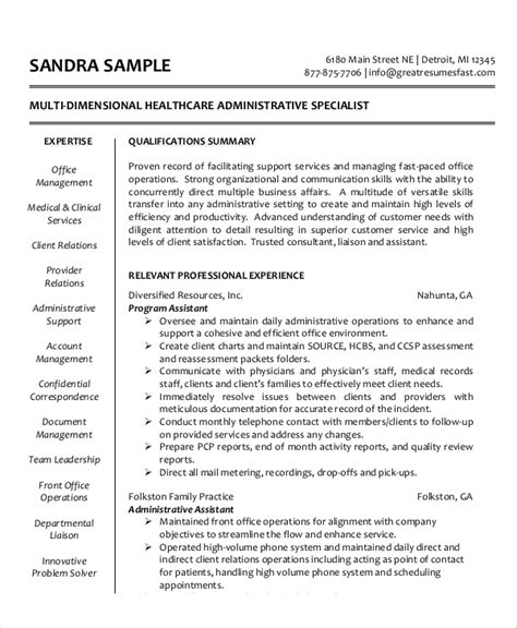 Free 7 Sample Healthcare Resume Templates In Ms Word Pdf Free 7 Sample Healthcare Resume Templates In Ms Word Pdf