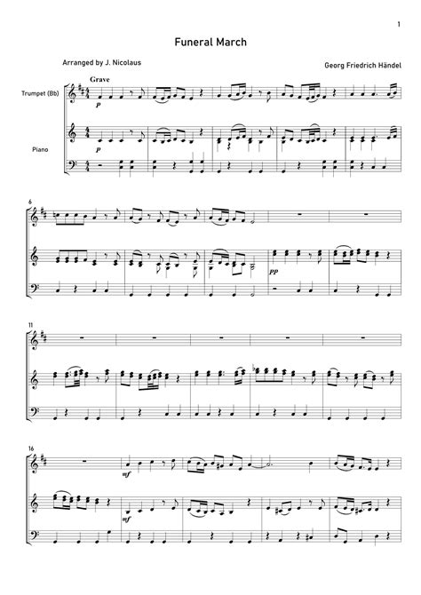 Funeral March Trumpet Sheet Music Blogs Funeral March Trumpet Sheet Music Blogs