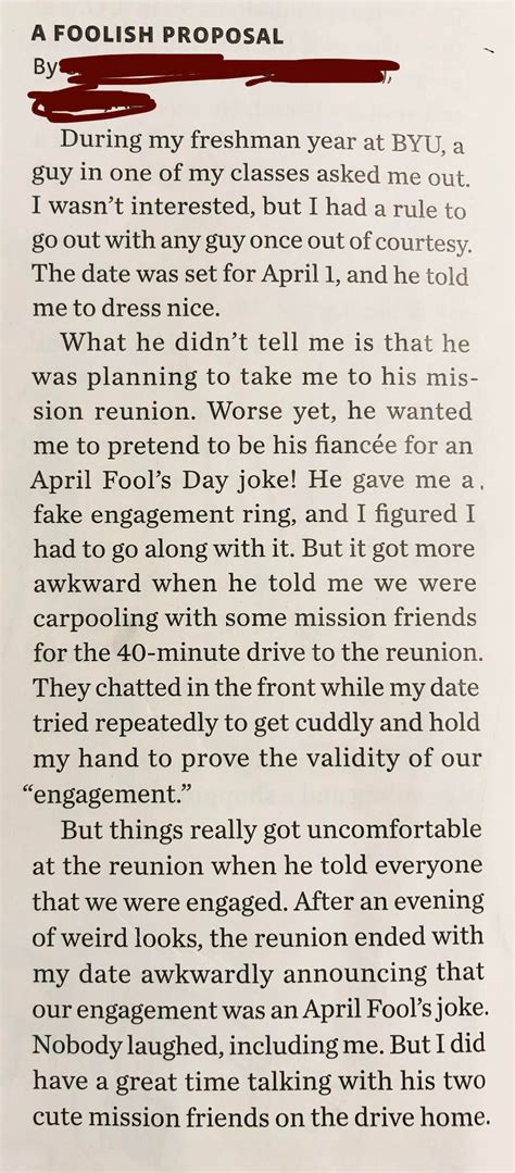 Funny Dating Stories In The Back The New Byu Magazine A Whole Lot Of Funny Dating Stories In The Back The New Byu Magazine A Whole Lot Of