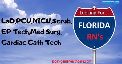 Genie Healthcare Inc On Twitter Florida Looking For L D Pcu Genie Healthcare Inc On Twitter Florida Looking For L D Pcu