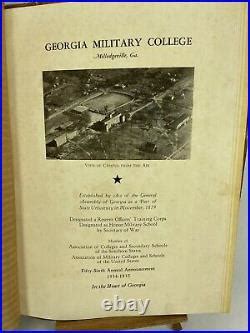 Georgia Military Academy 1934 College Milledgeville Ga 56Th Annual Georgia Military Academy 1934 College Milledgeville Ga 56Th Annual