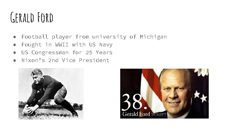 Gerald Ford Football