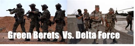 Green Berets Vs Delta Force