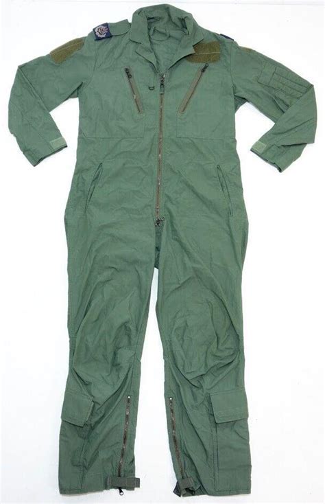 Green Royal Air Force Flight Suit Olive Green Coveralls Surplus Lost