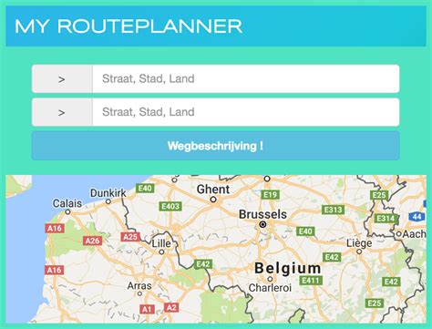 Guide D Utilisateur Pour My Routeplanner Votre Calculateur D Guide D Utilisateur Pour My Routeplanner Votre Calculateur D