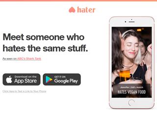 Hater Dating App Matches You