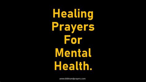 Healing Prayers For Mental Health Bibleandprayers Com Healing Prayers For Mental Health Bibleandprayers Com